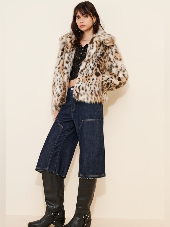 Jason Wu Jackets & Blazers - NWT Jason Wu Leopard-Print faux fur &faux leather jacket